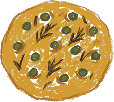 Golden focaccia